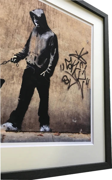 アートフレーム　バンクシー Banksy Choose Your Weapon(Limited Edition)